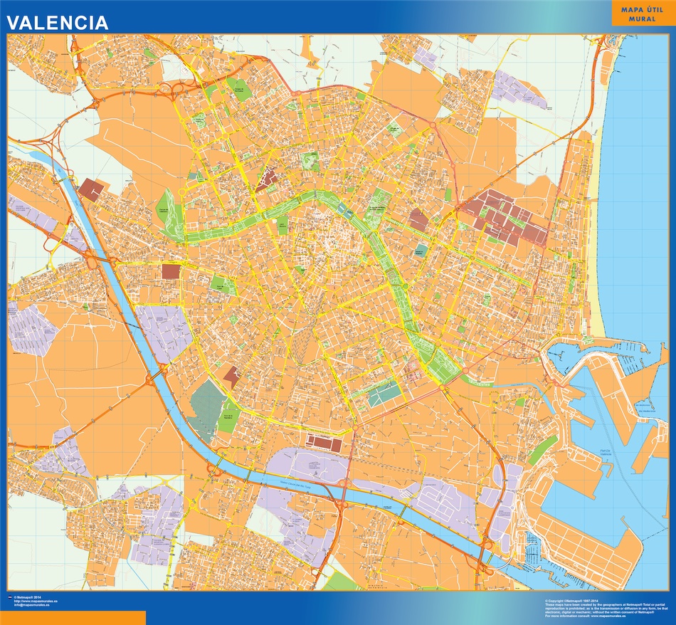 Stadtplan Valencia Spanien Bei Netmaps Karten Deutschland